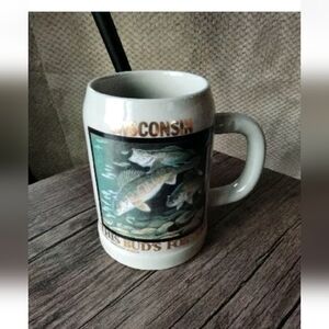 Anheuser Busch Budweiser Stein WISCONSIN THIS BUD'S FOR YOU- 1990 Walley…